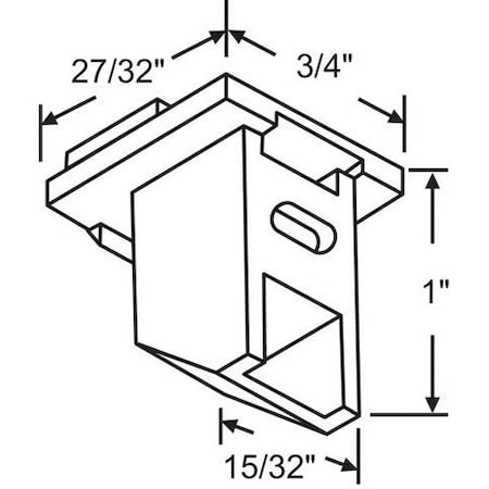 Strybuc Balance Top Sash Guide 60-621